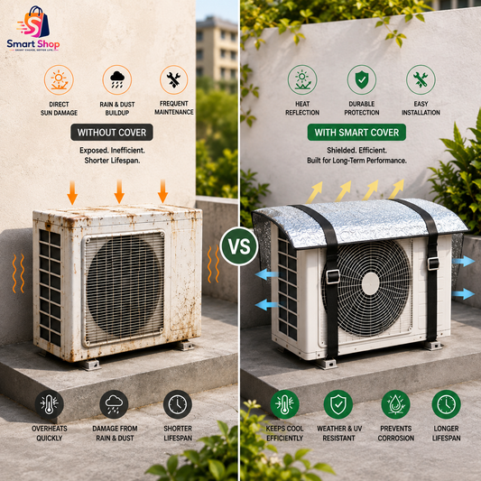 AC Outdoor Unit Insulation Cover | Waterproof & Heat-Resistant AC Protection